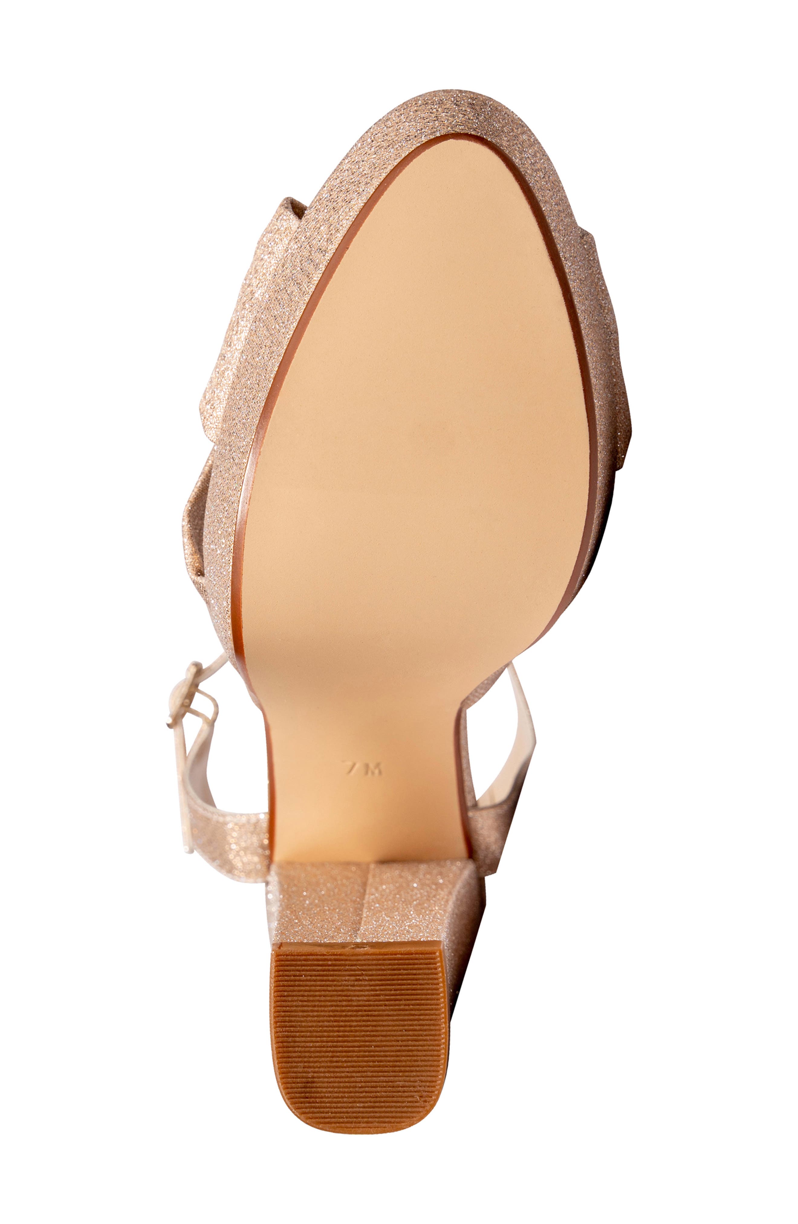 Sailor Ankle Strap Platform Sandal, Alternate, color, CHAMPAGNE