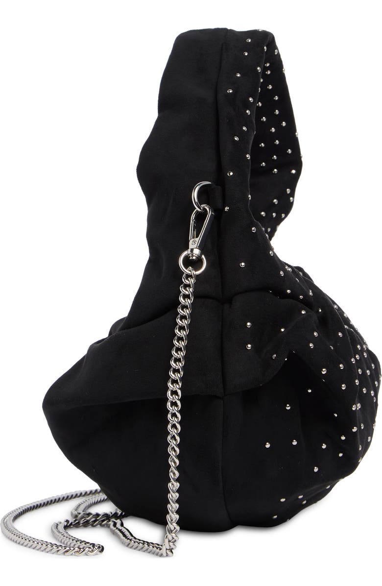 URBAN EXPRESSIONS HANDBAGS Studded Hobo Bag, Alternate, color, Black