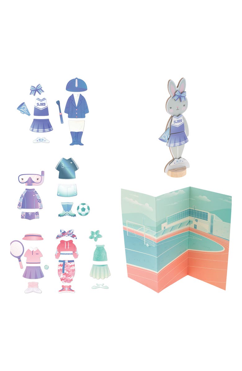Stephen Joseph Magnetic Dress Up Doll Play Kit, Alternate, color, Bunny
