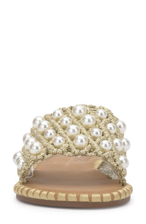 JESSICA SIMPSON JESSICA SIMPSON BRENNARA 2 BEADED SLIDE SANDAL 