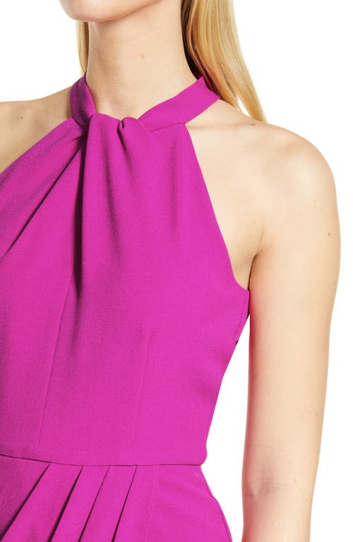 JULIA JORDAN JULIA JORDAN KNOT NECK HALTER DRESS