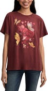 Lucky Brand Flutter Heart Graphic Boyfriend T-Shirt