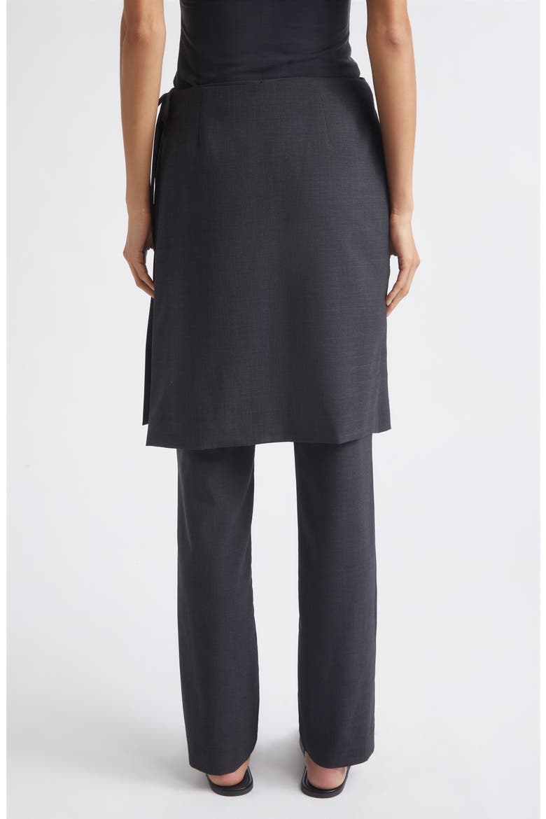 Sarong Wool Blend Pants, Alternate, color, DARK GRAPHITE
