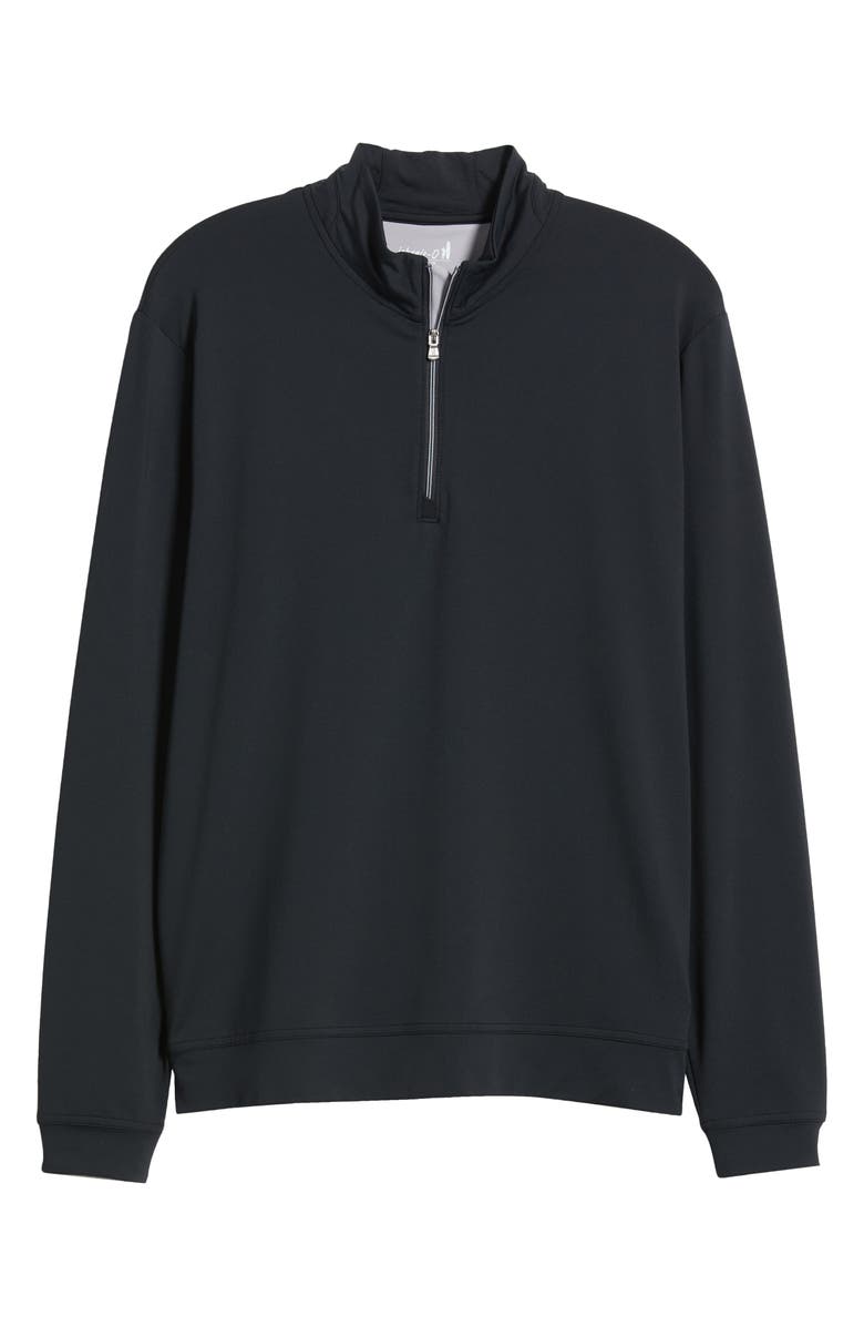 johnnie-O Motion Performance Quarter Zip, Alternate, color, Black