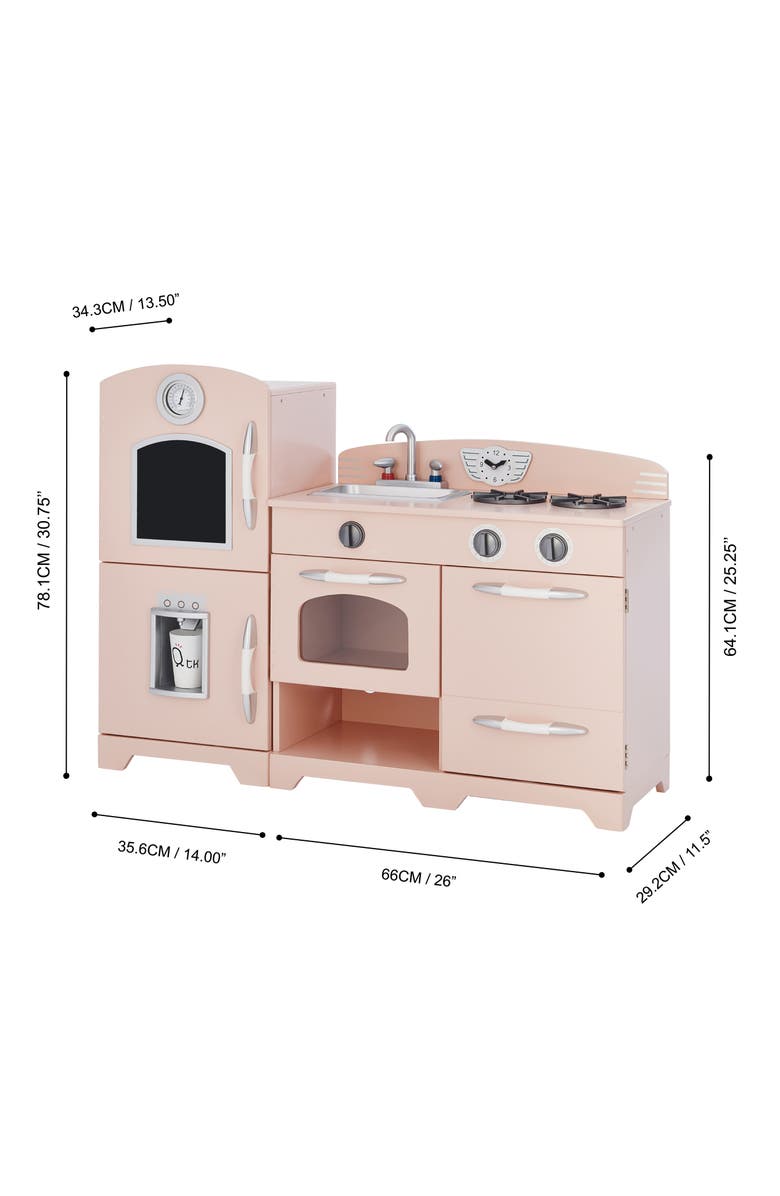 Teamson Kids Little Chef Fairfield Retro Play Kitchen, Alternate, color, 