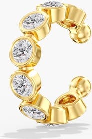 Everlee Bezel Lab Diamond Ear Cuff in 14K Gold