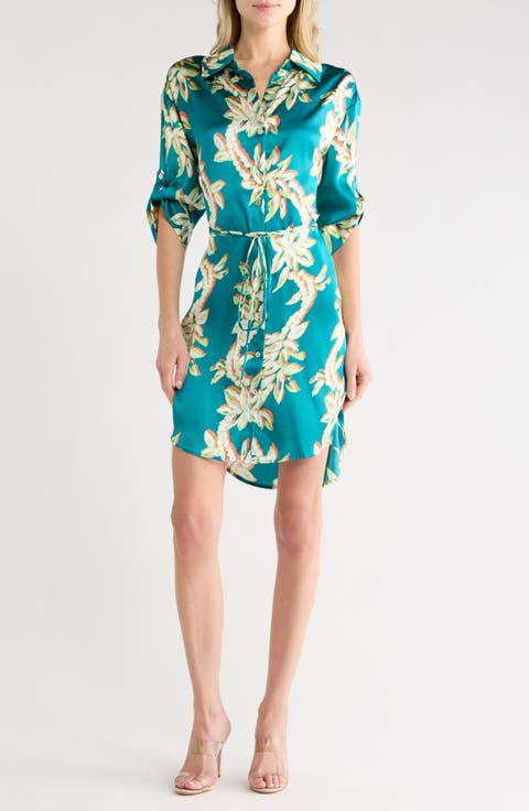 Lei of the Land Sheila Silk Dress