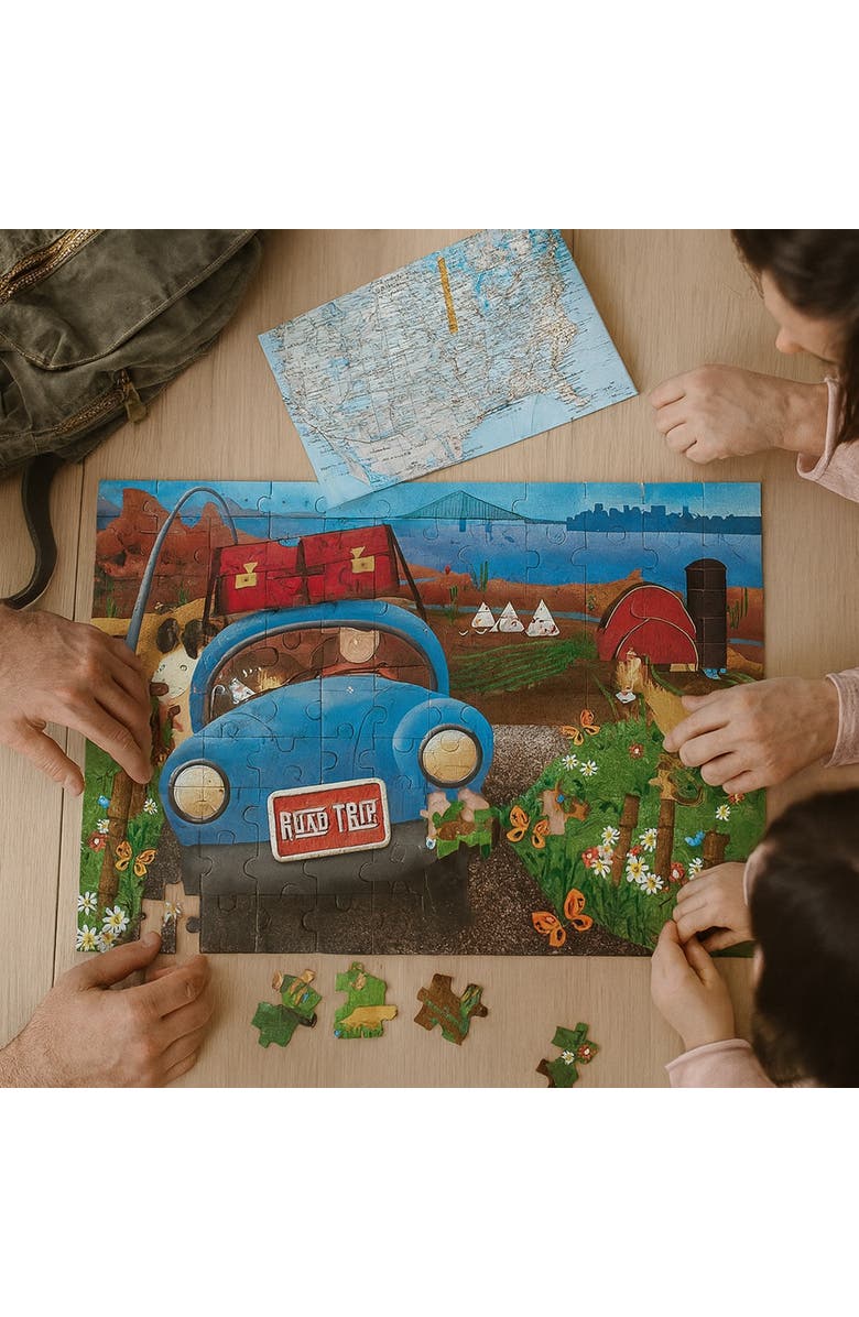 Sunsout Road Trip 63 piece Jigsaw Puzzle for Adults, Alternate, color, Multicolor