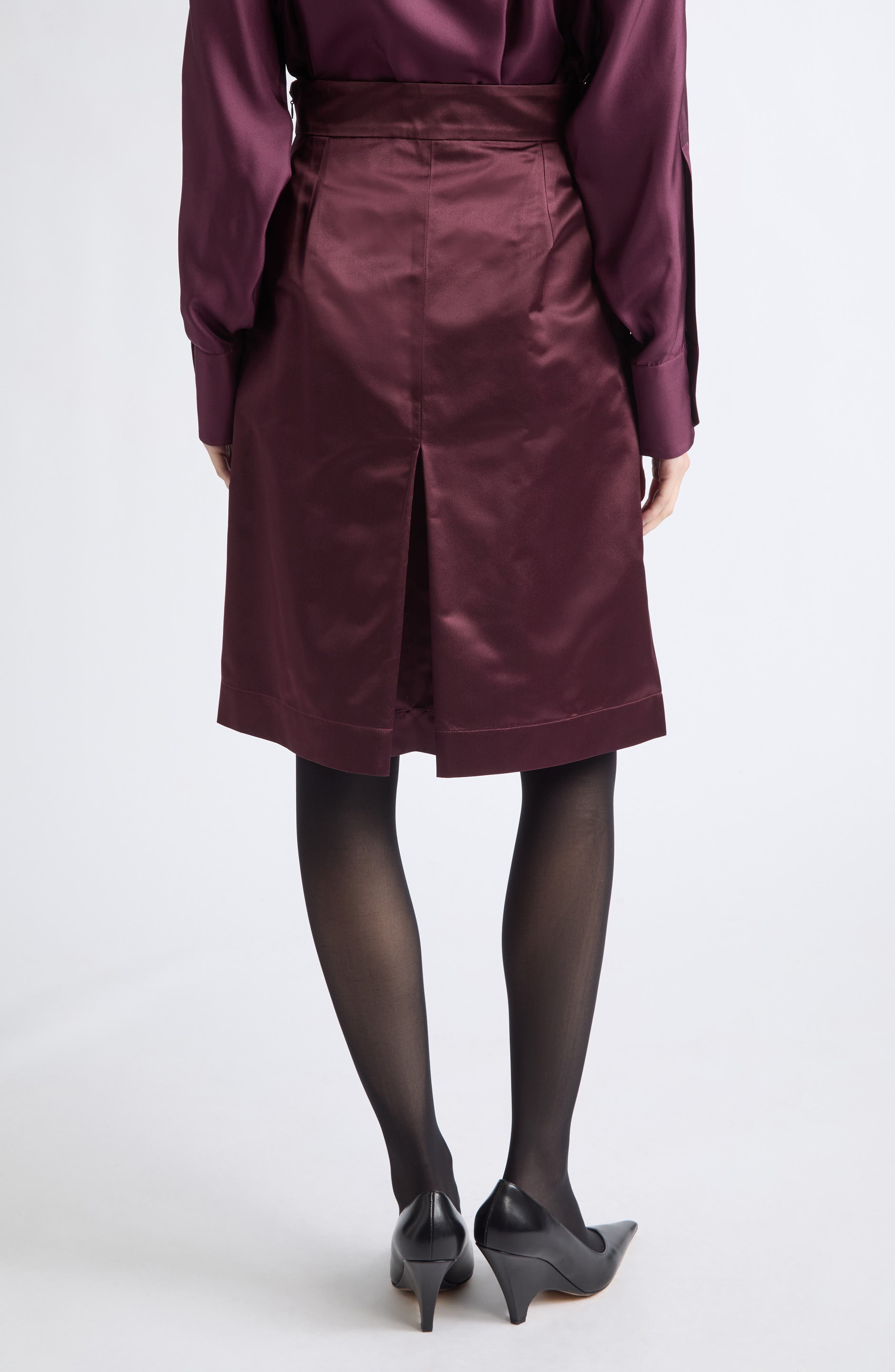 SASUPHI Silk Wide Midi Skirt (Women) | Nordstrom