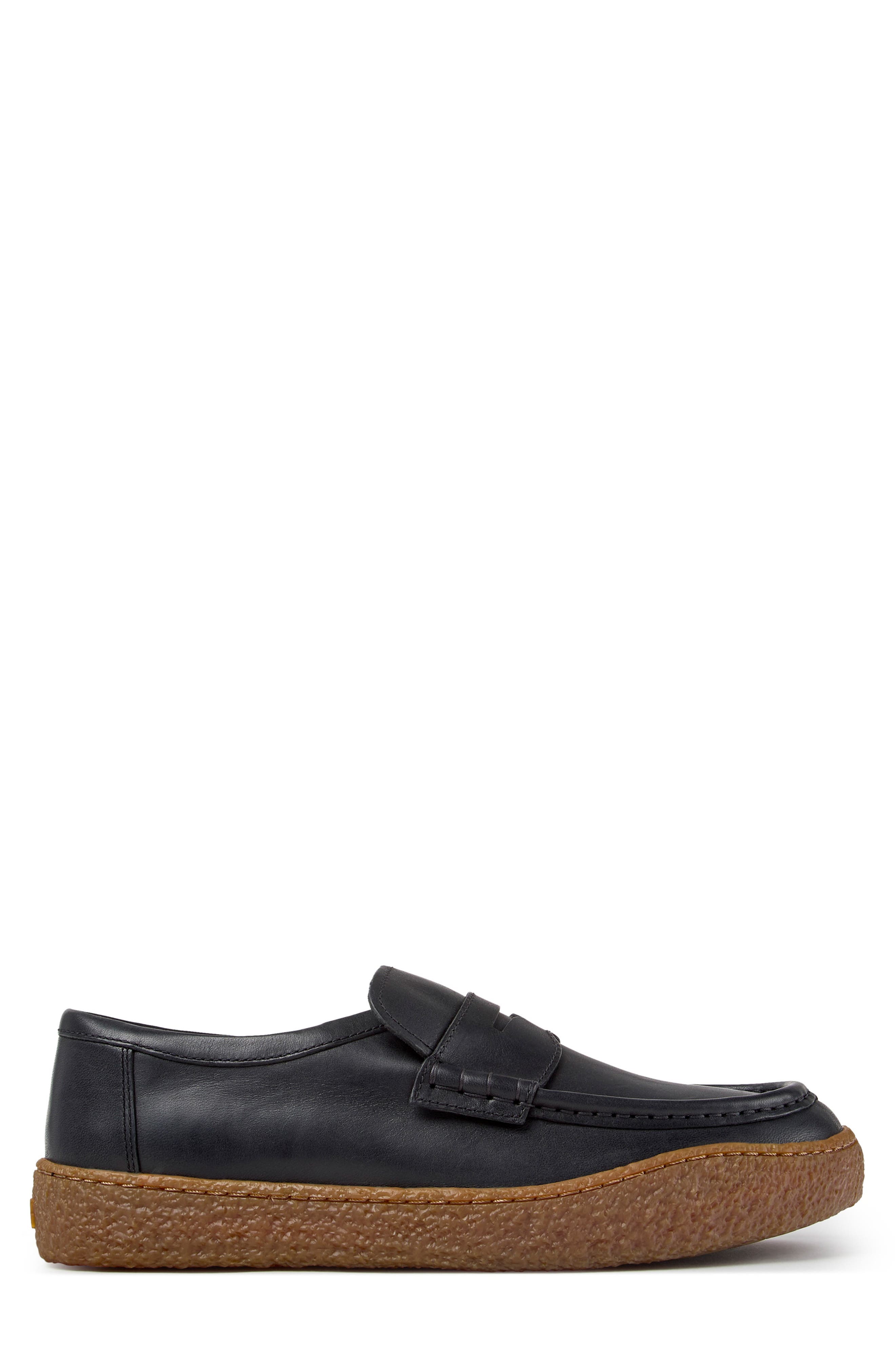 Peu Terreno Penny Loafer, Alternate, color, BLACK