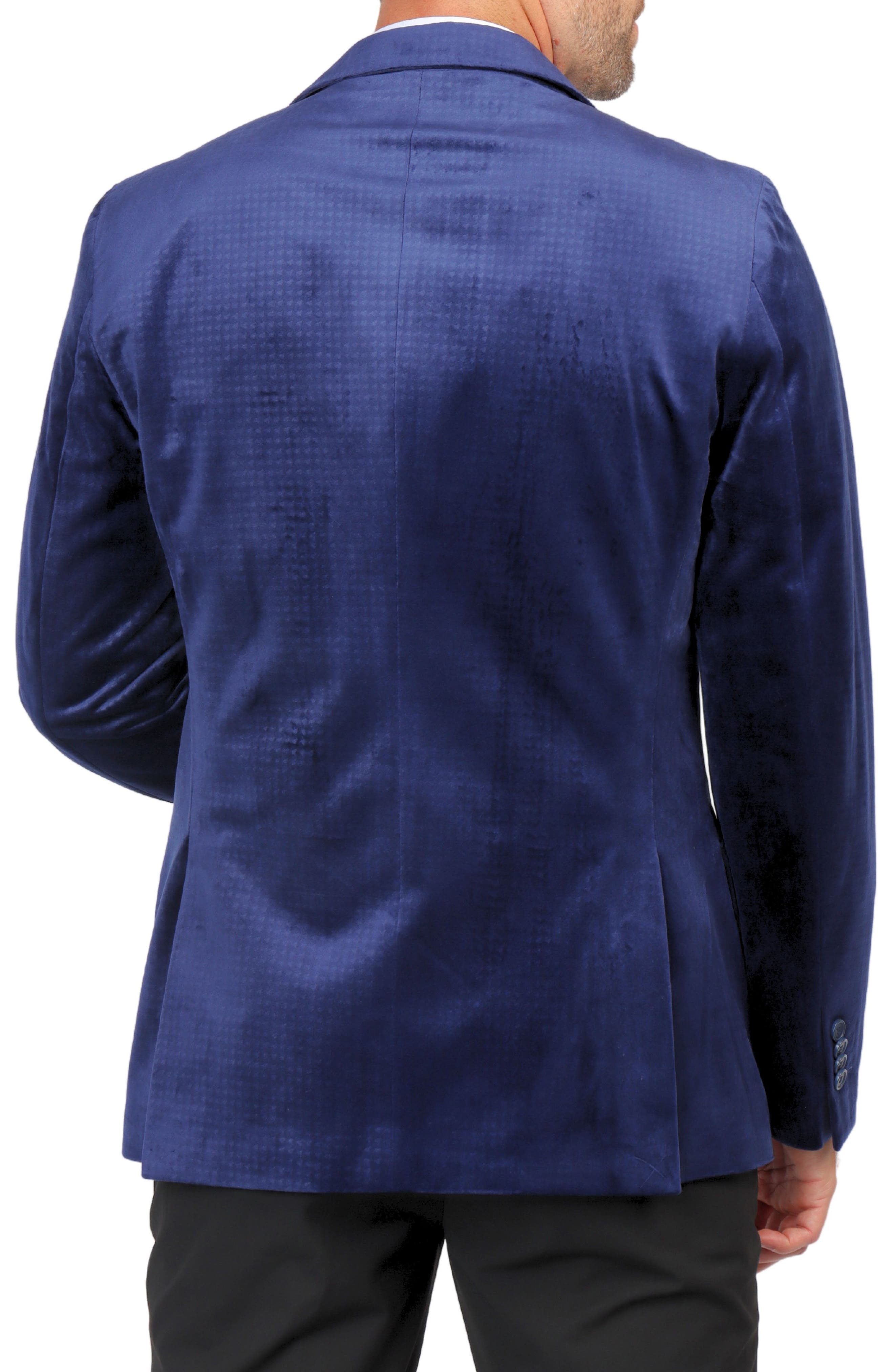 Velvet Embossed Houndstooth Sport Coat - image 2
