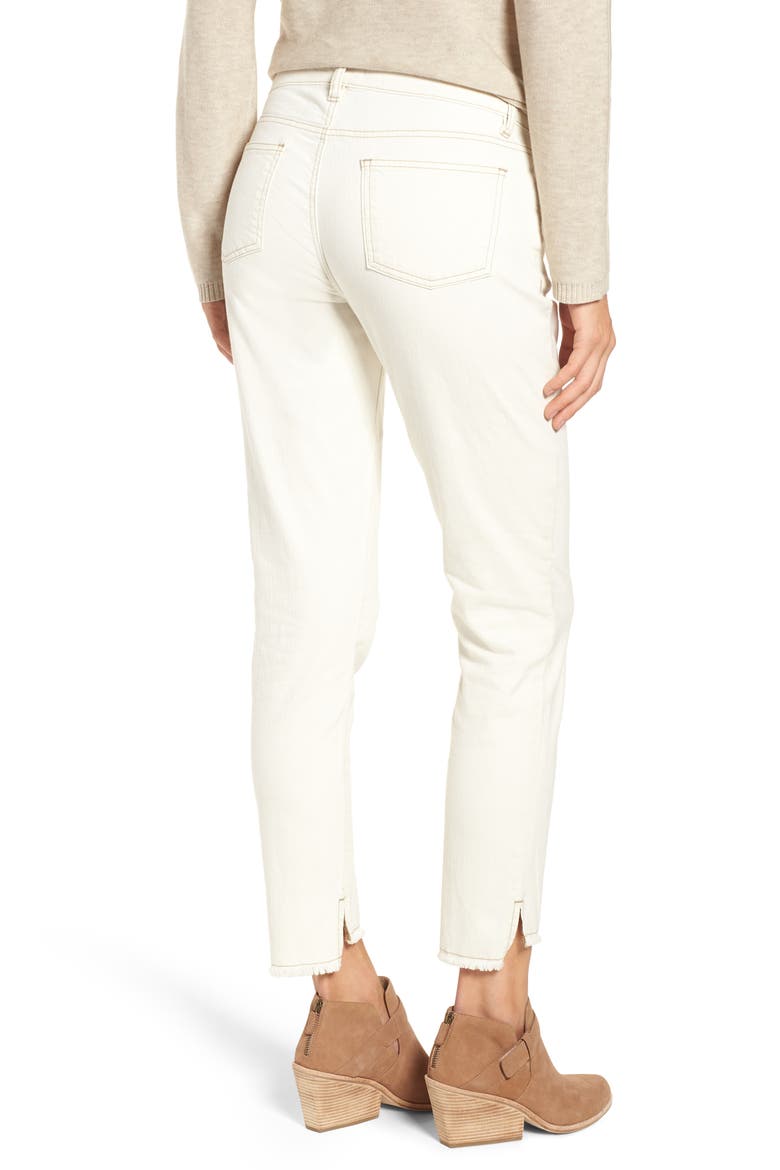 Stretch Organic Cotton Slim Ankle Jeans, Alternate, color, UNDYED NATURAL