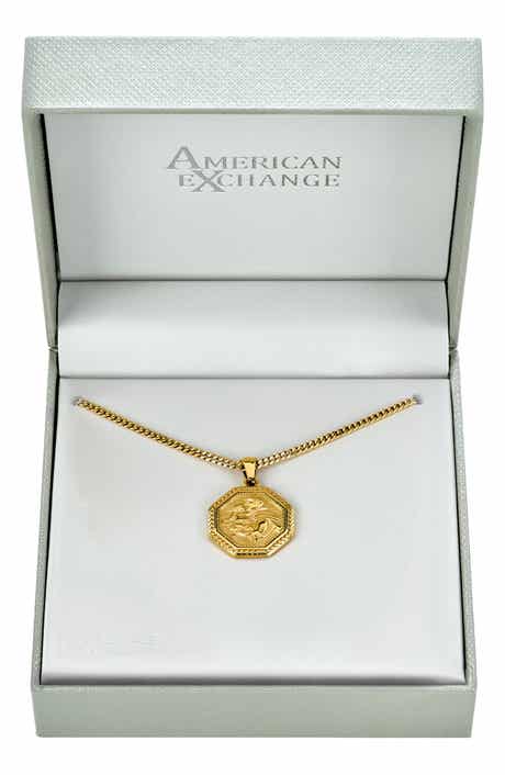 Men's Dragon Medallion Necklace