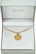 AMERICAN EXCHANGE Men's Dragon Medallion Necklace