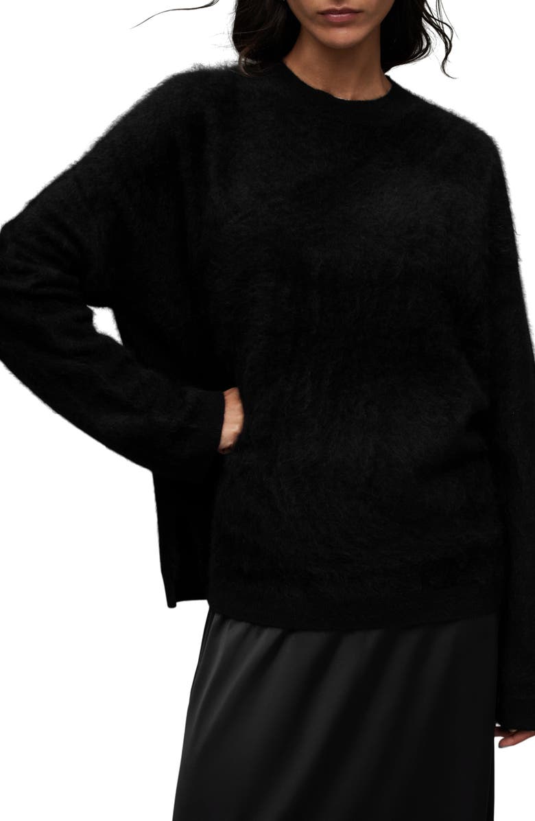 AllSaints Rebel Cashmere Sweater, Main, color, 