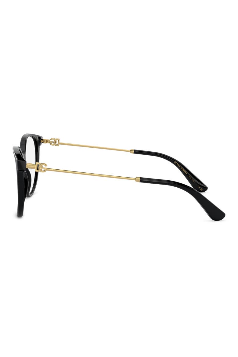 52mm Butterfly Optical Glasses, Alternate, color, BLACK