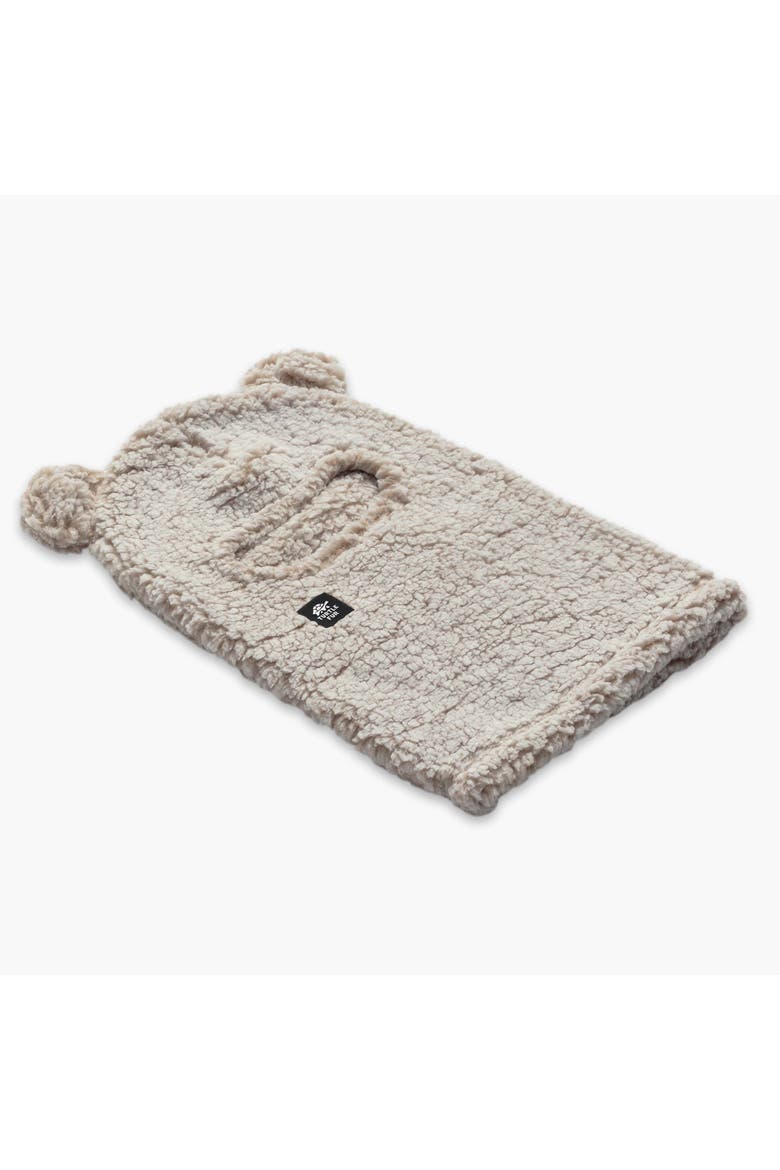 Kids Fleece Bear Balaclava, Alternate, color, Natural