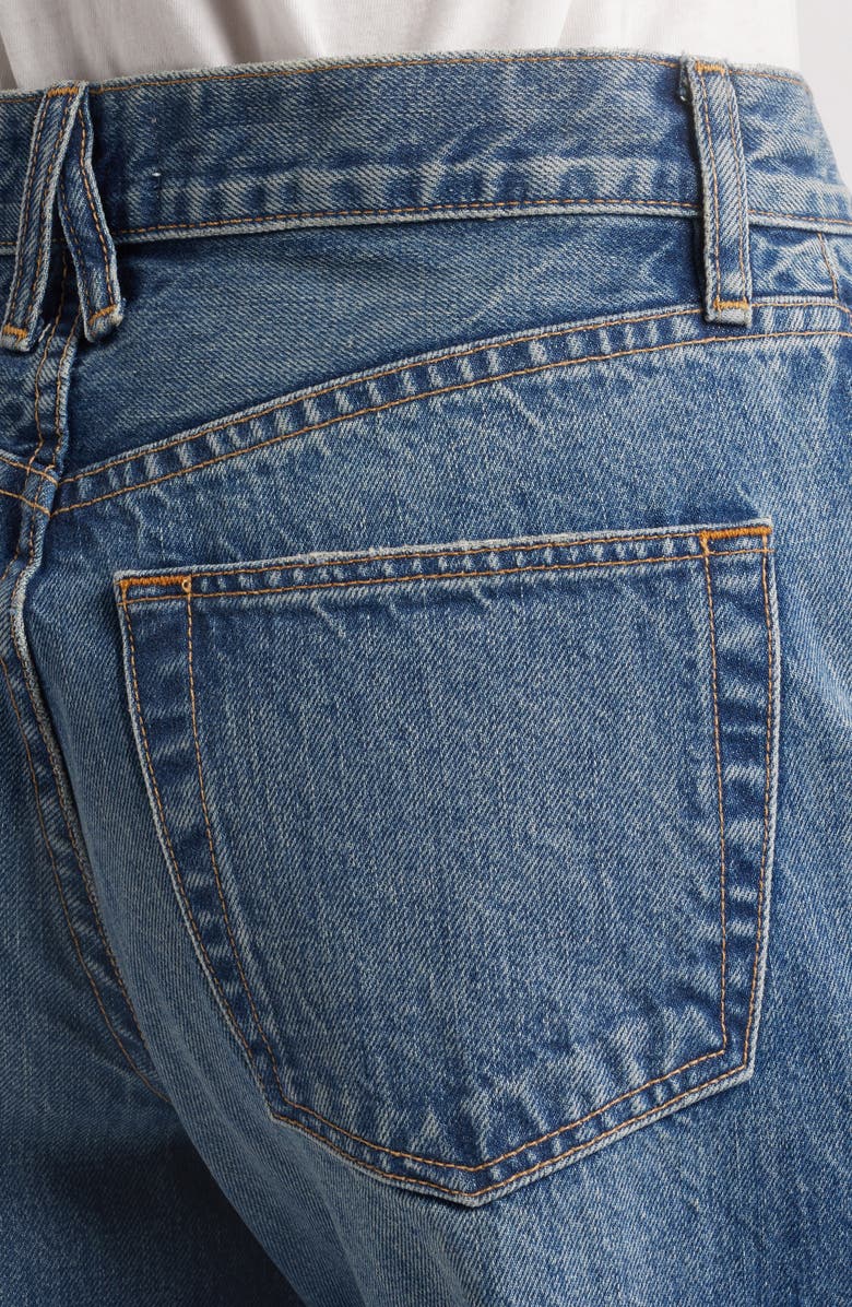 SLVRLAKE Selena High Waist Organic Cotton Wide Leg Jeans, Alternate, color, Six Rivers