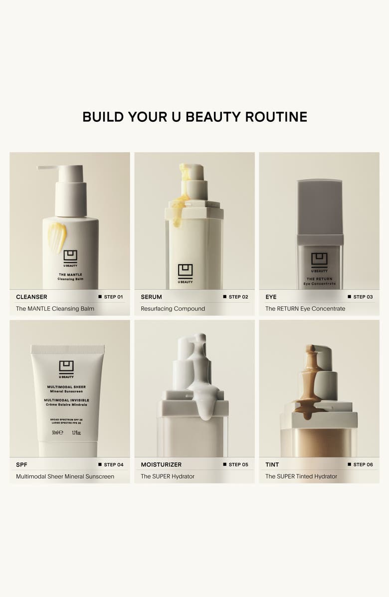 U Beauty Multimodal Sheer Mineral Sunscreen SPF 25, Alternate, color, 