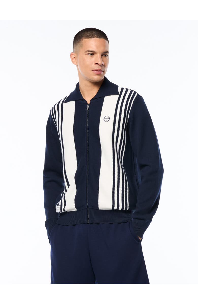 Sergio Tacchini Cipri Knit Cardigan, Main, color, Maritime Blue