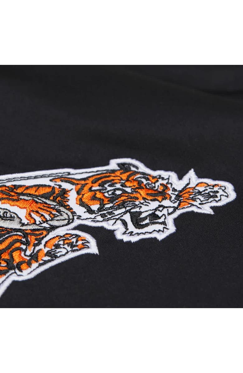 Mitchell & Ness Men's Mitchell & Ness Black Cincinnati Bengals Double Down Satin Full-Snap Jacket, Alternate, color, Black