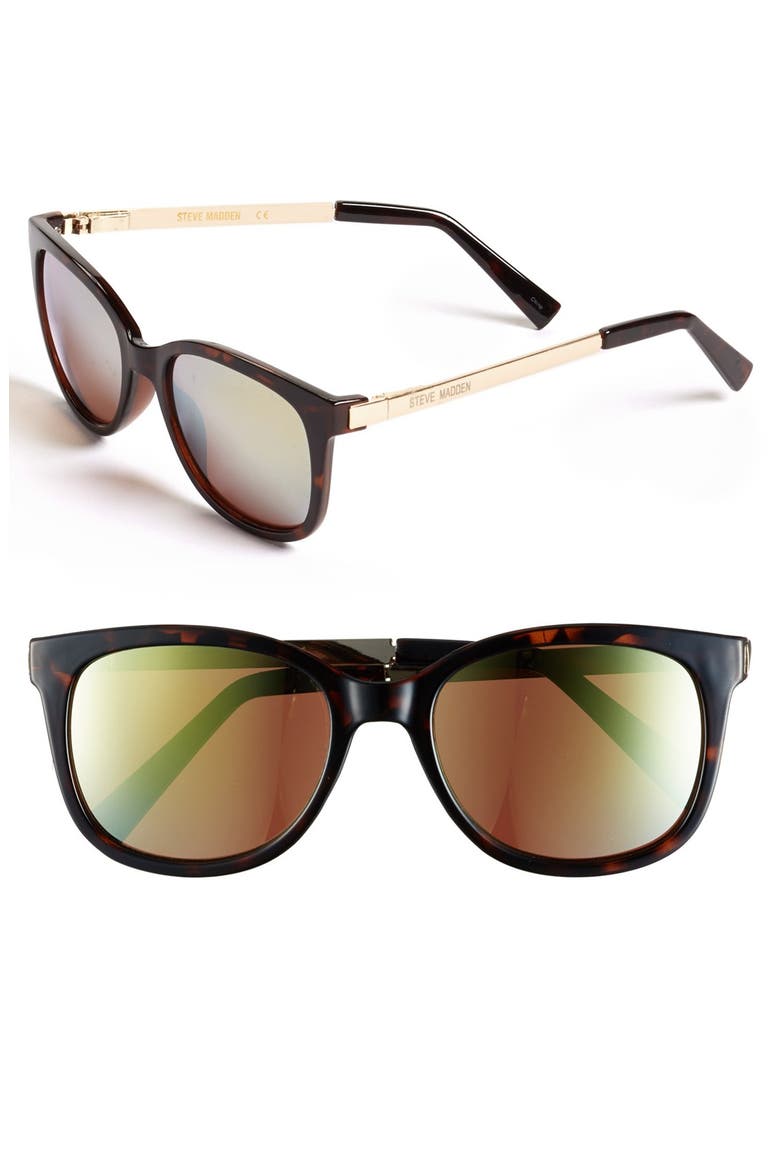 52mm Sunglasses, Main, color, TORTOISE