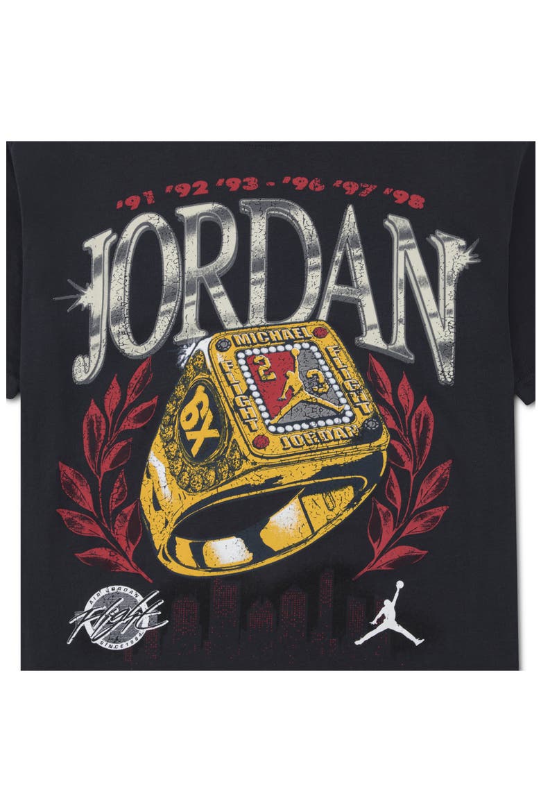 Kids' Skyline Rings Cotton Graphic T-Shirt, Alternate, color, OFF NOIR