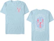 Lost Gods Men's Lost Gods American Portland Lobster Graphic T-Shirt