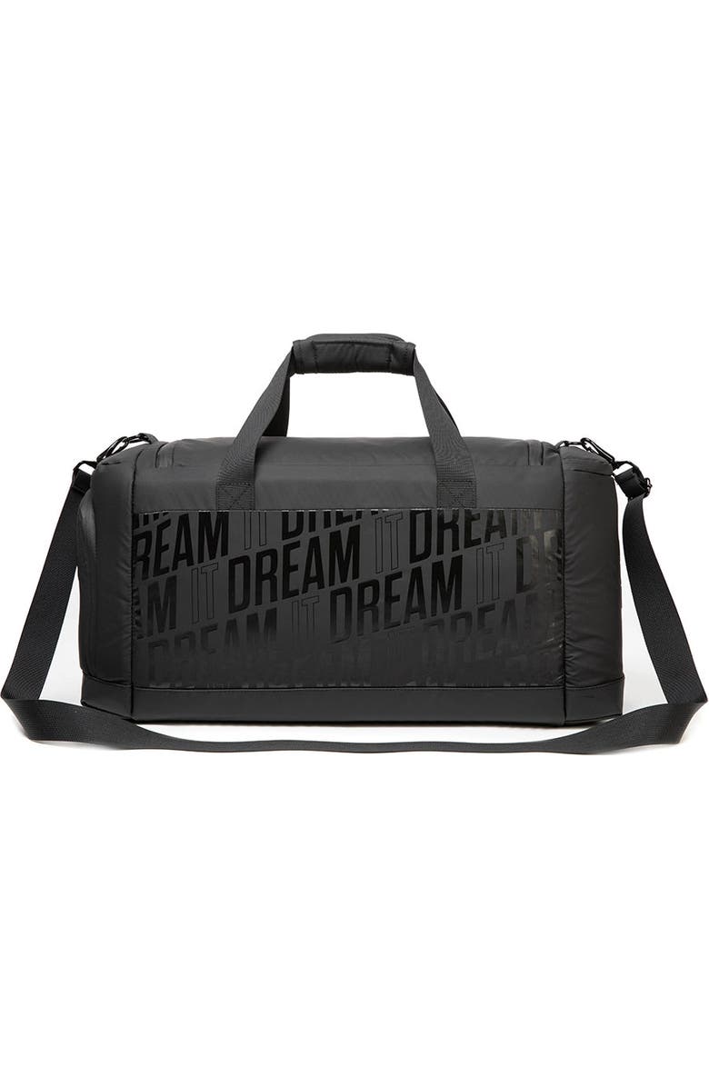 Cubitt Duffle Bag Waterproof Gym & Travel Duffle, Lightweight with Shoe Compartment, Alternate, color, Obsidian Black