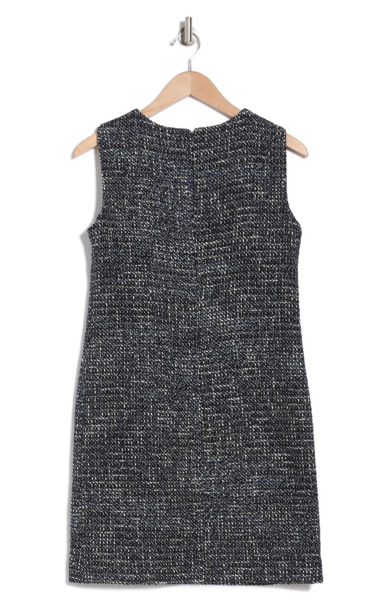 Theory Sleeveless Tweed Shift Dress, Alternate, color, 
