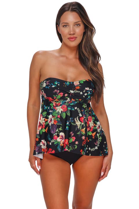 Molly Bandeau Tankini Swimsuit Top