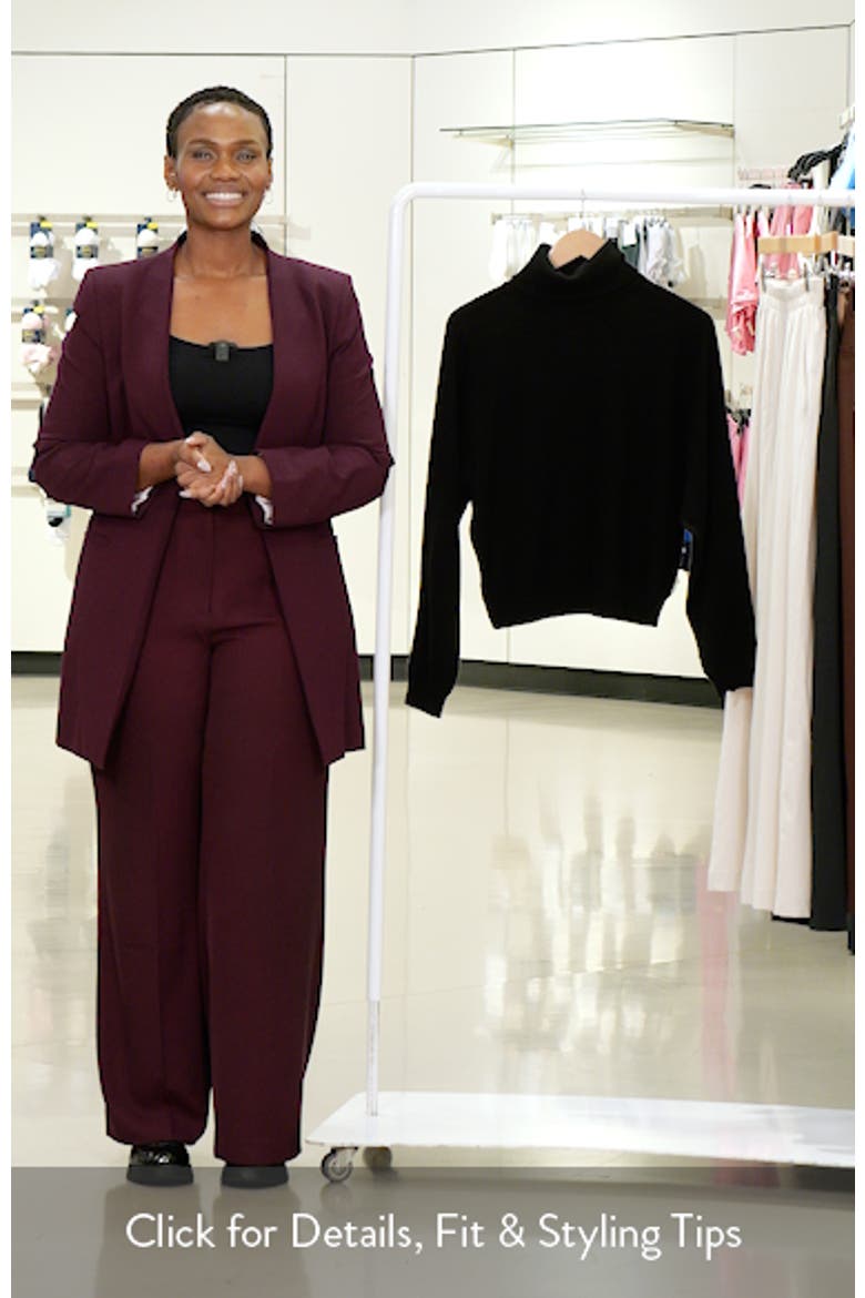 Wool & Cashmere Turtleneck Sweater video