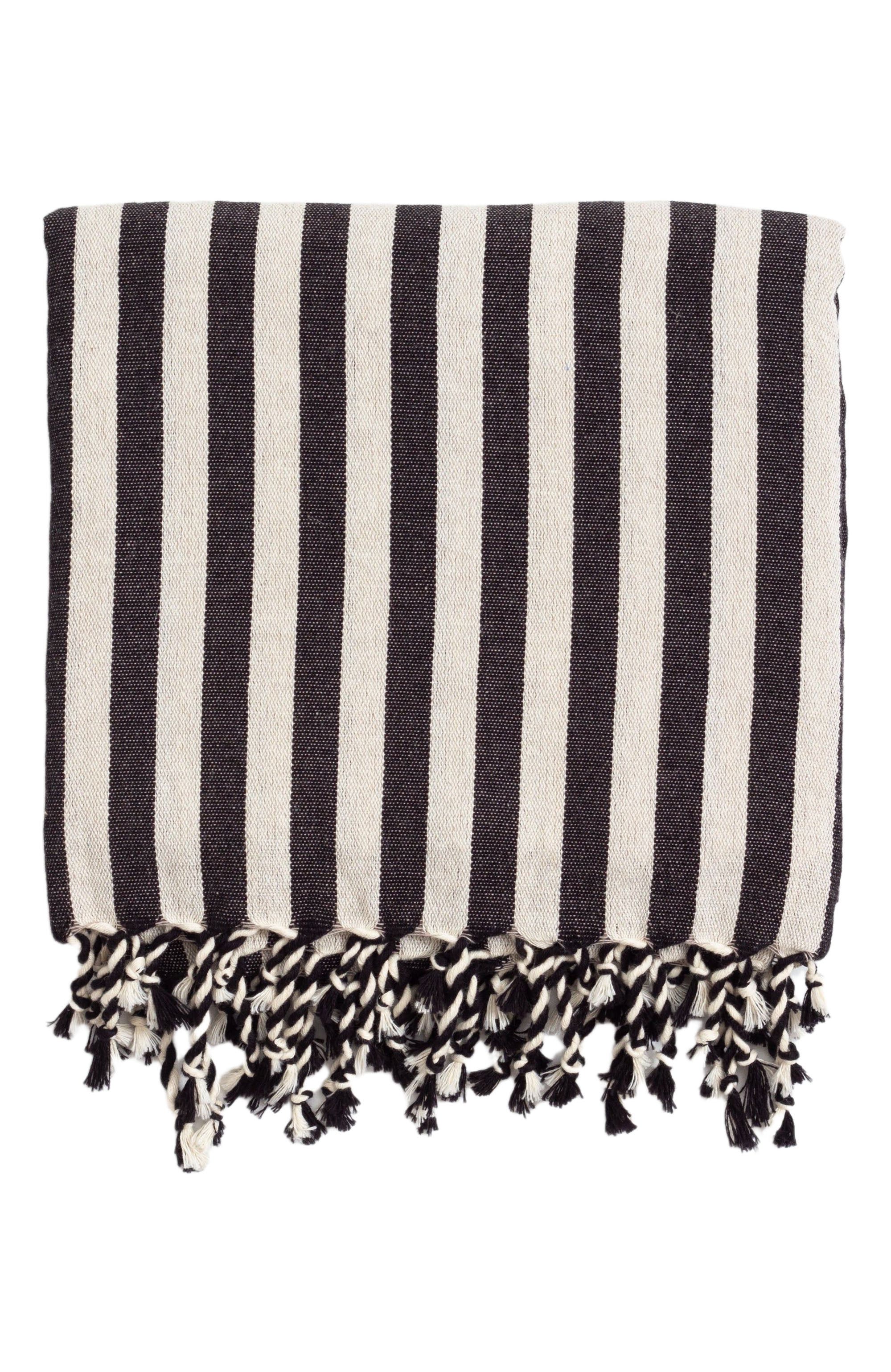 Eastern Woven Turkish Zebra Bath / Beach Towel - Zebra