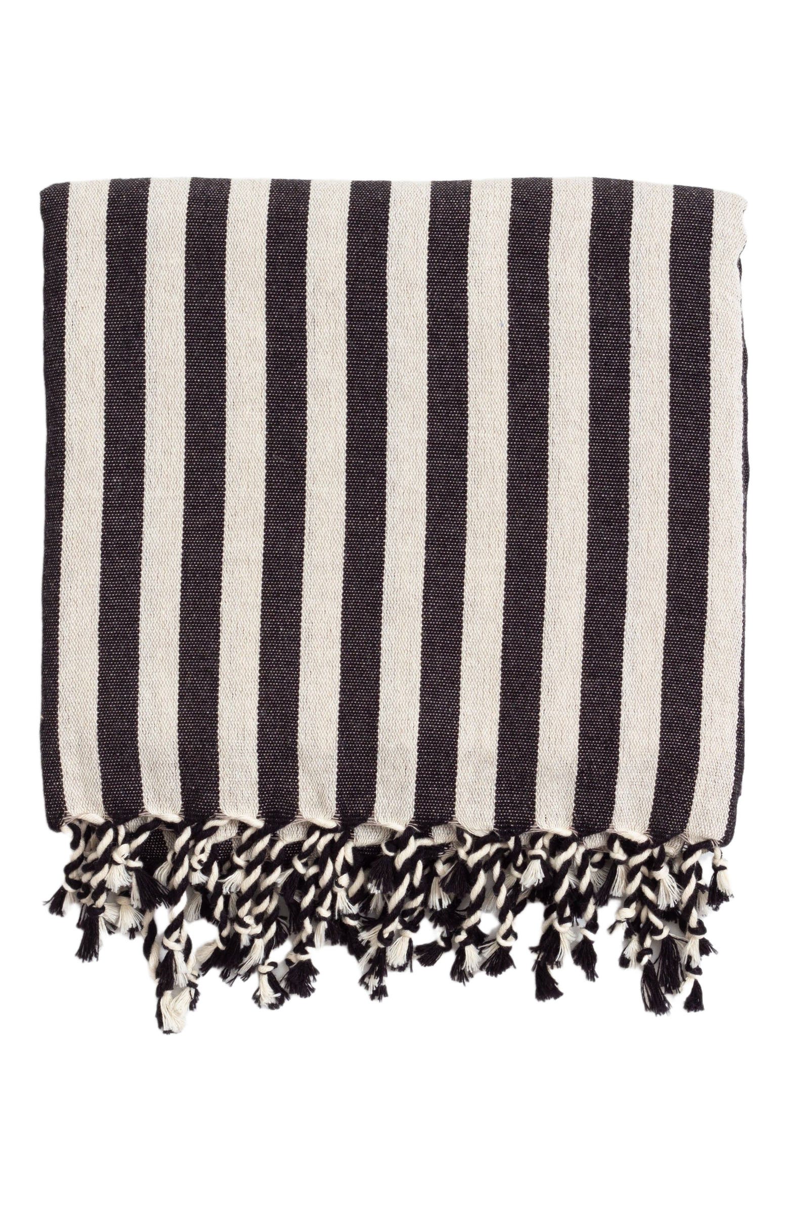 Eastern Woven Turkish Zebra Bath / Beach Towel - Zebra