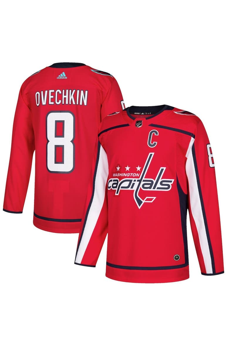 adidas Men's adidas Alexander Ovechkin Red Washington Capitals Authentic Player Jersey, Main, color, 