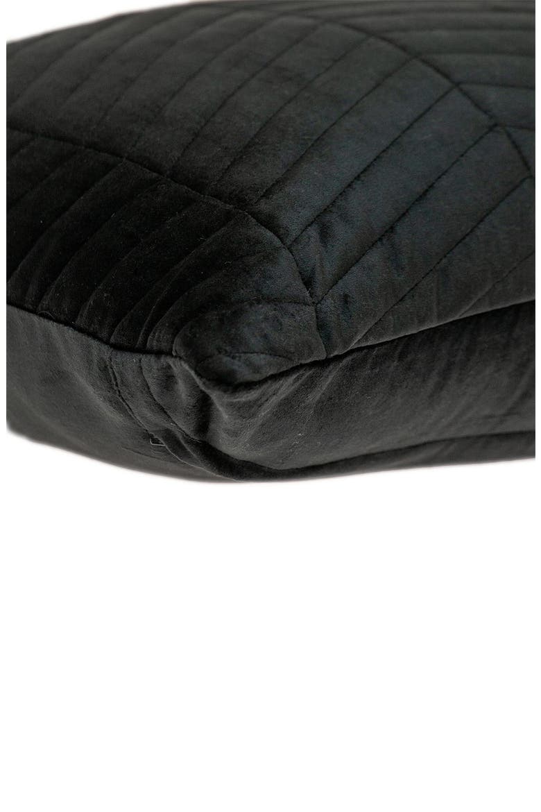 Somin Throw Pillow, Alternate, color, BLACK