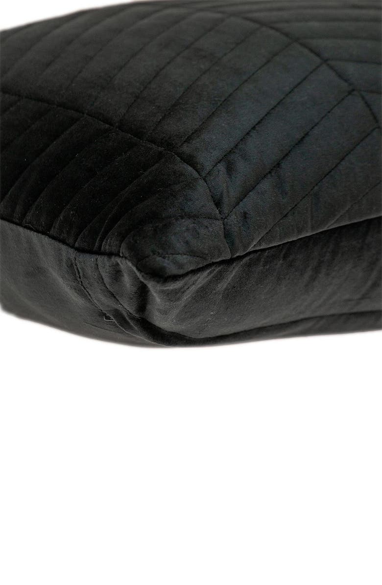 PARKLAND COLLECTION Somin Throw Pillow, Alternate, color, Black