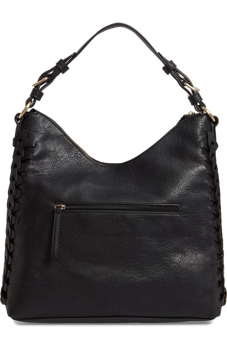 Sondra Roberts Faux Leather Hobo, Alternate, color,