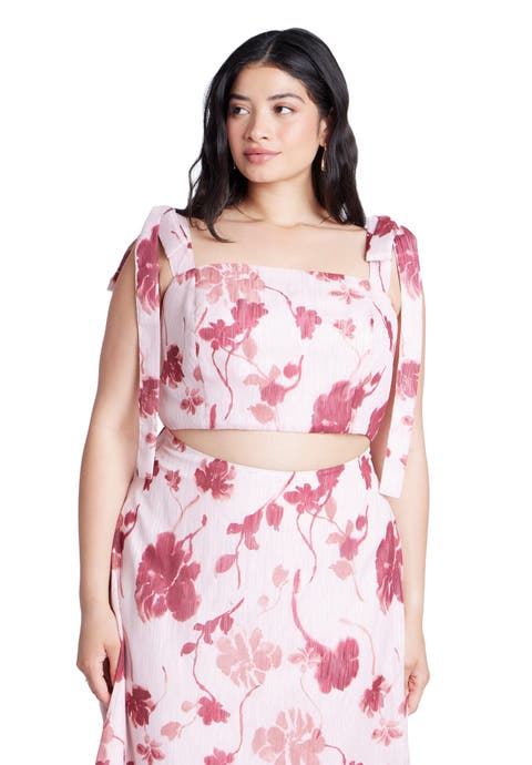 Floral Crop Top (Plus)