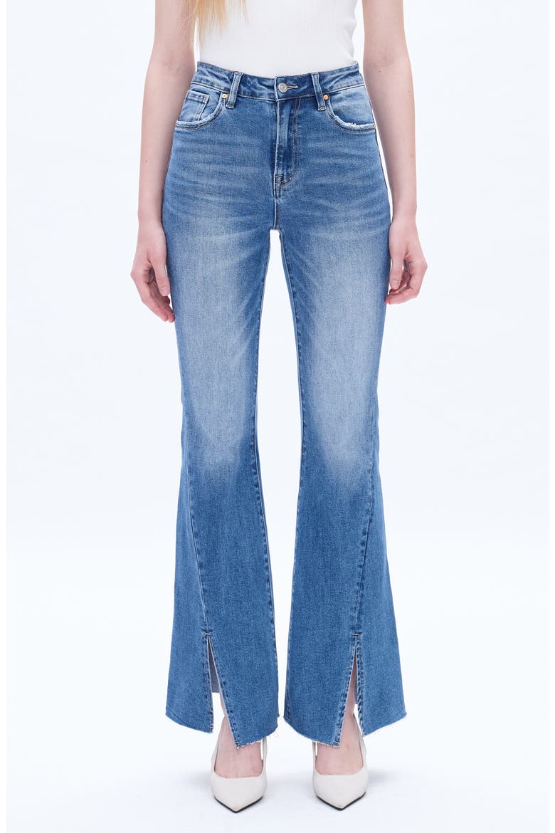 High Waist Flare Jeans, Main, color, SOUTHERN