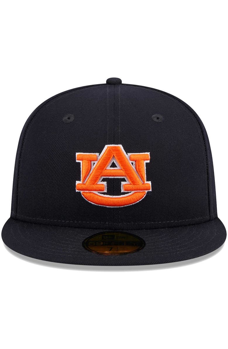 New Era Men's New Era Navy Auburn Tigers Evergreen 59FIFTY Fitted Hat, Alternate, color, Navy