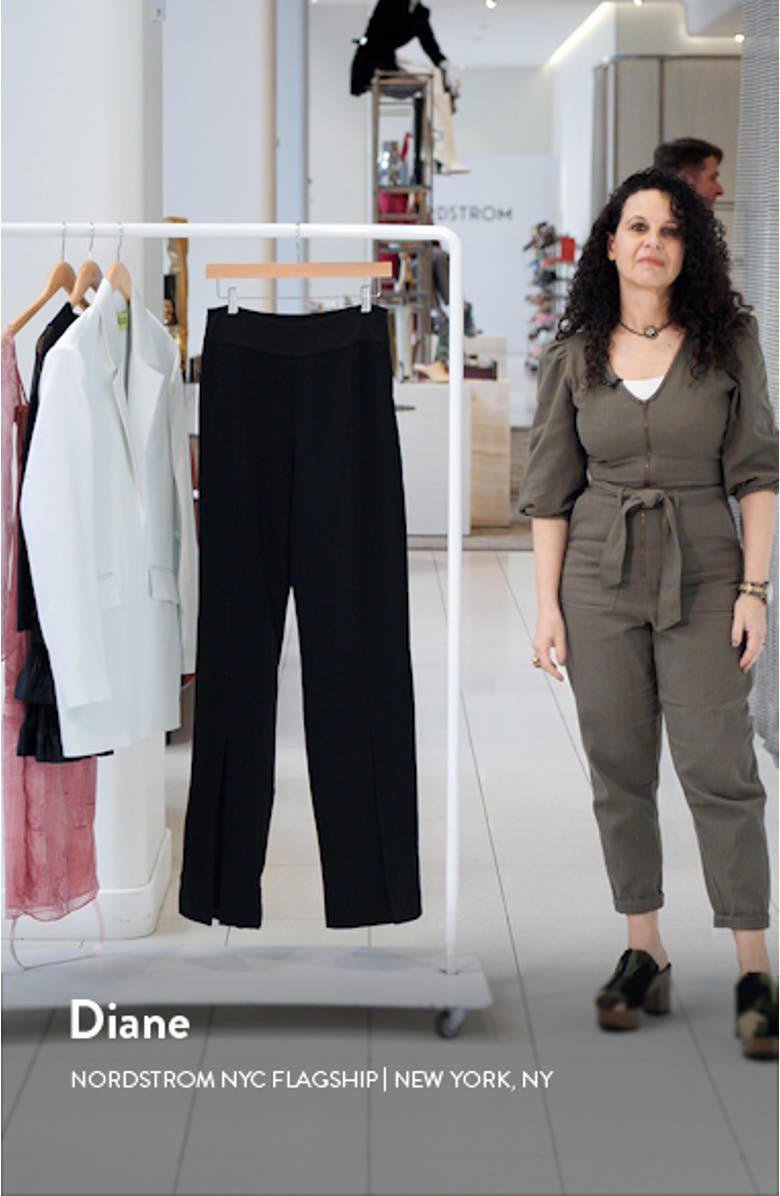 Ariah Front Split Hem Pants, sales video thumbnail
