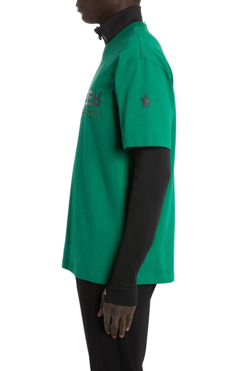 Moncler Grenoble Embossed Logo Graphic T-Shirt, Alternate, color, 