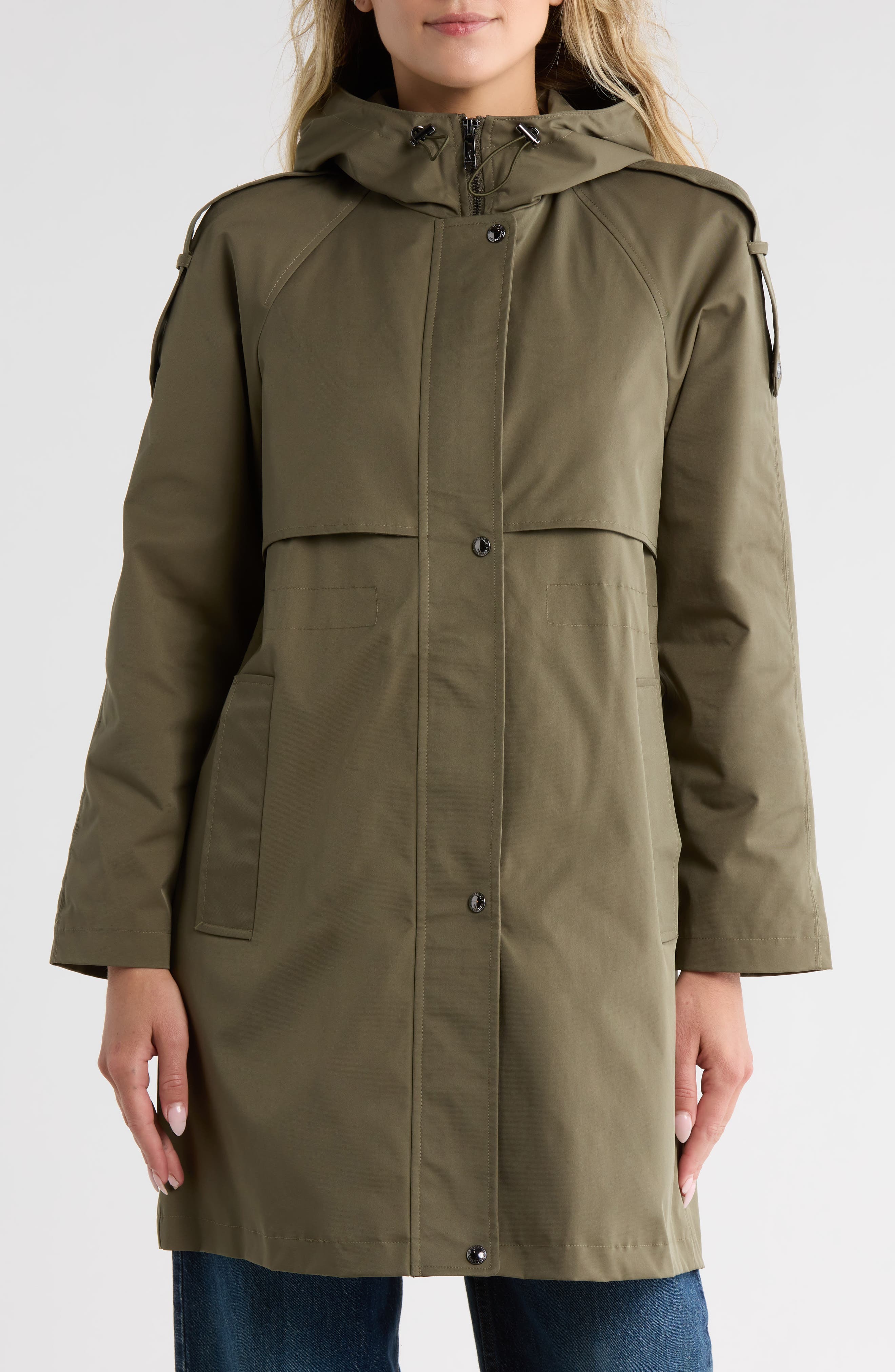 Sam Edelman Hooded Rain Anorak