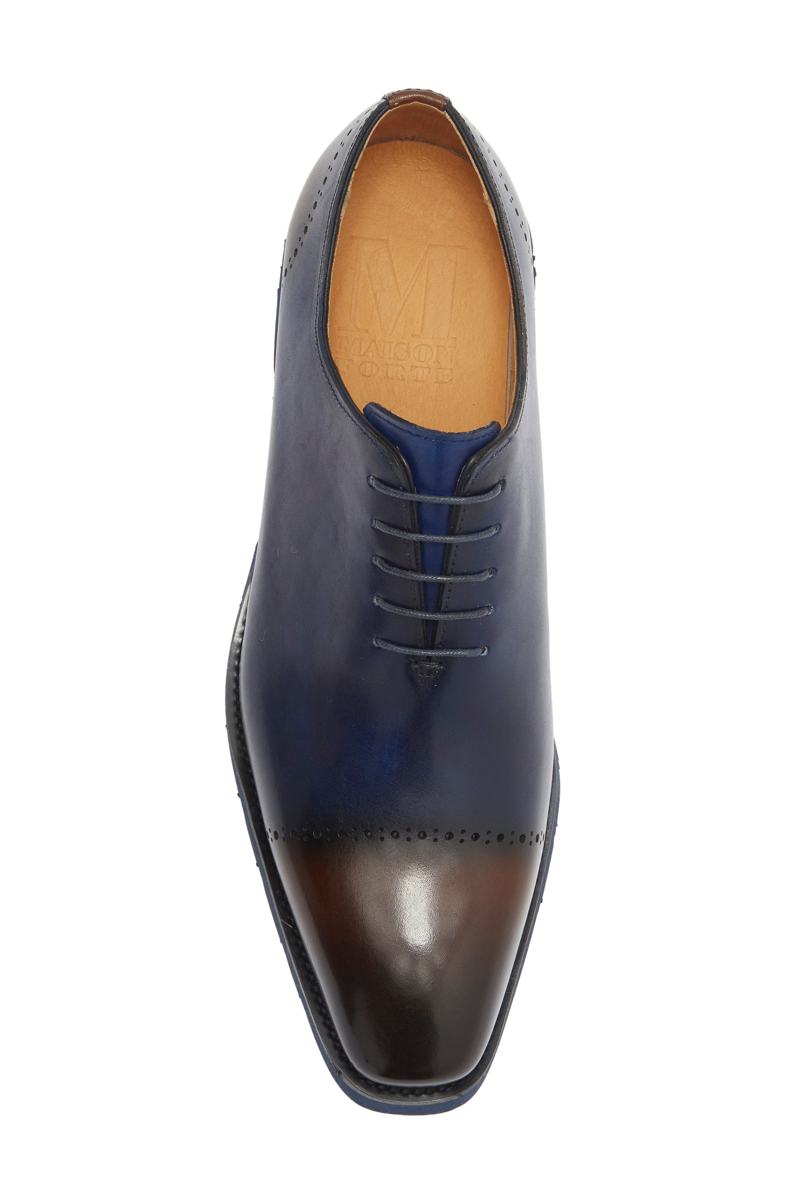 Diesel Wholecut Oxford, Alternate, color, BROWN/ NAVY