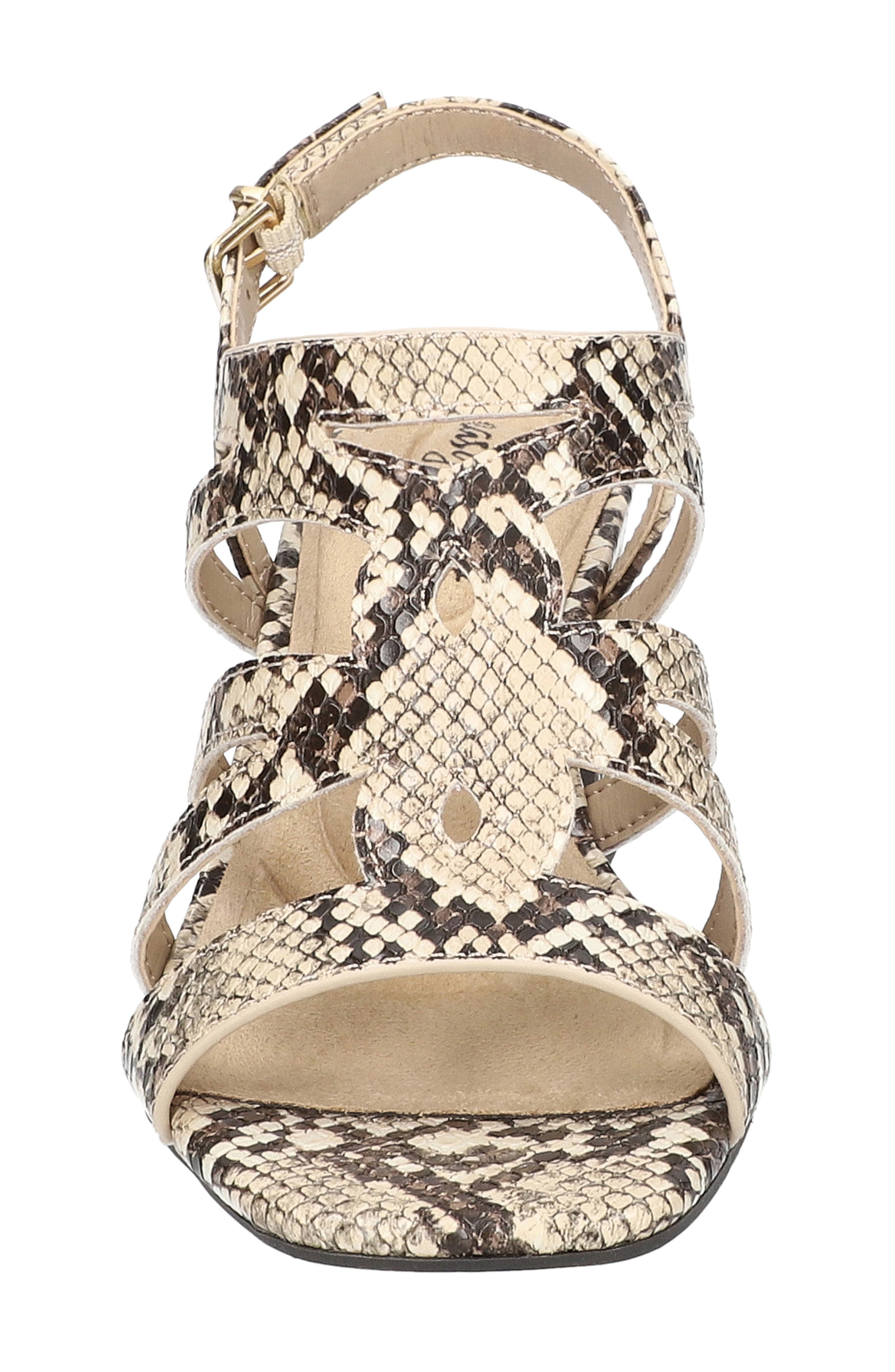 Divine Slingback Sandal, Alternate, color, TAUPE SNAKE