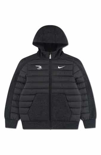 Kids' Hybrid Hooded Puffer Jacket