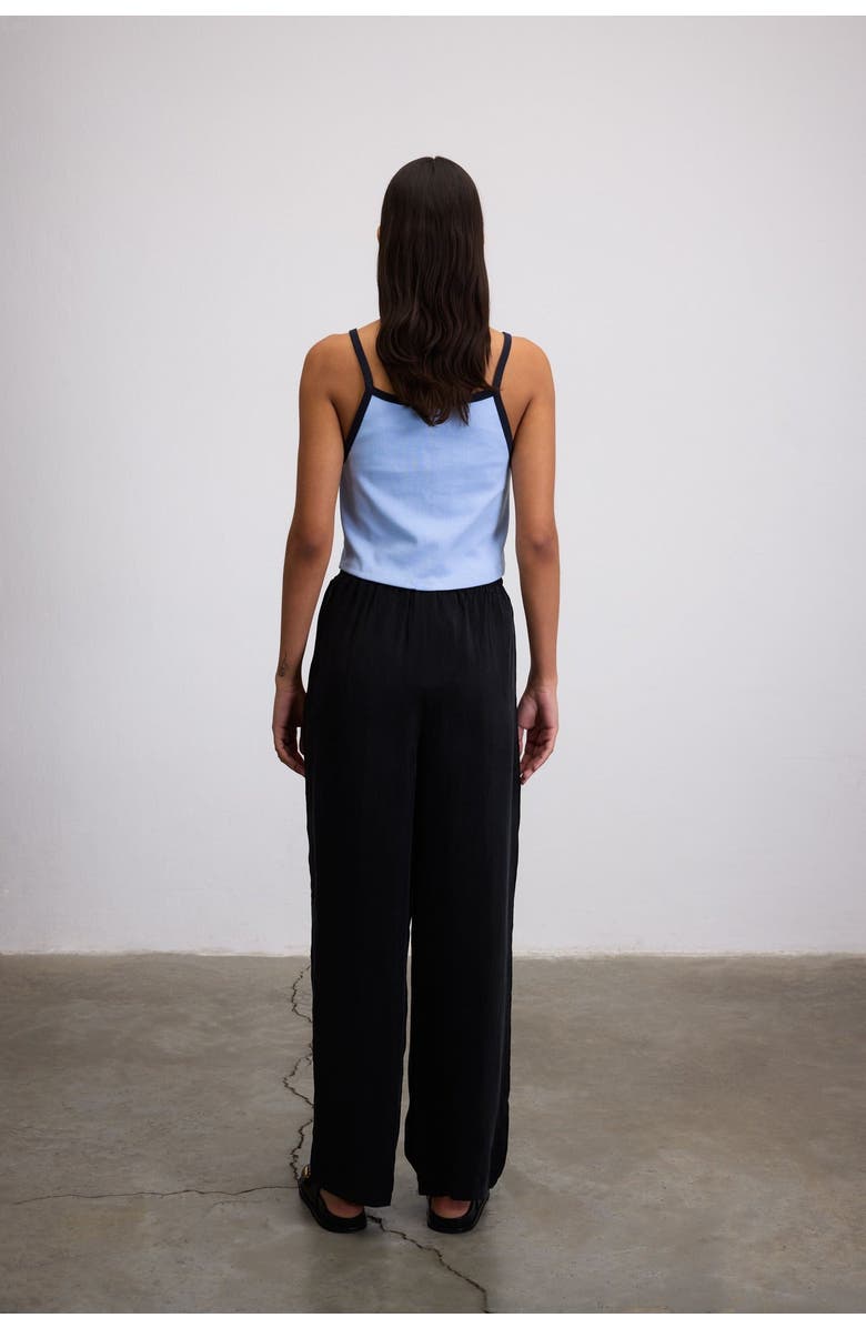 Je Te Veux Nami Dolphin Graphic Crop Tank Top, Alternate, color, Light Blue