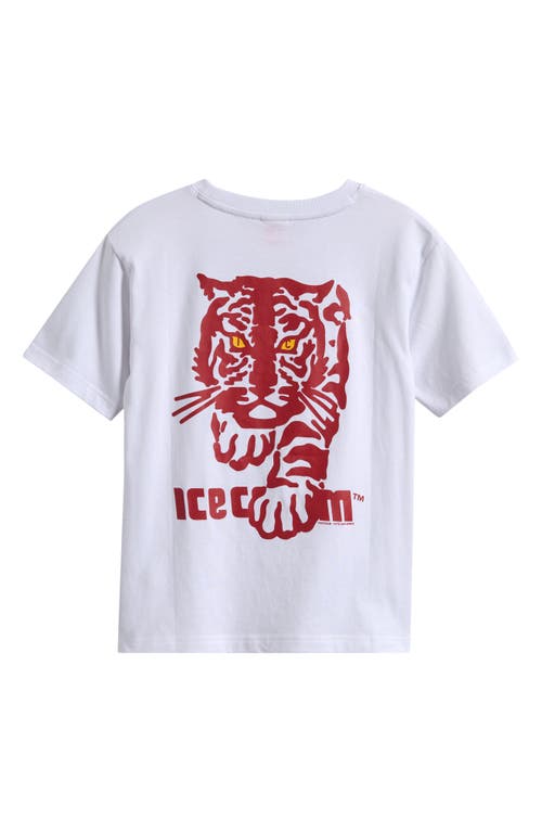 Icecream Kids' Prowl Graphic T-shirt In White