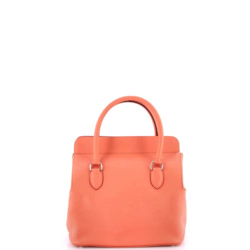Pre-owned Hermes Hermes Toolbox Bag Evercolor 26 In Pink
